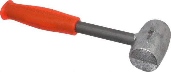 Cook Hammer - 3 Lb Head Nonmarring Mallet - 9-1/2" Long Steel Handle - Industrial Tool & Supply