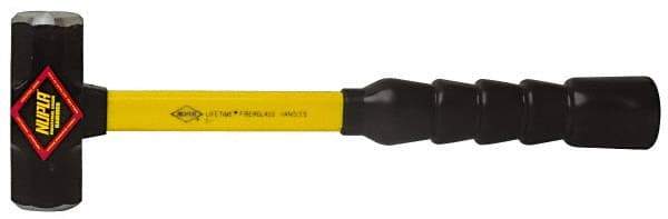 NUPLA - 8 Lb Head, Sledge Hammer - Steel Head, Fiberglass Handle - Industrial Tool & Supply
