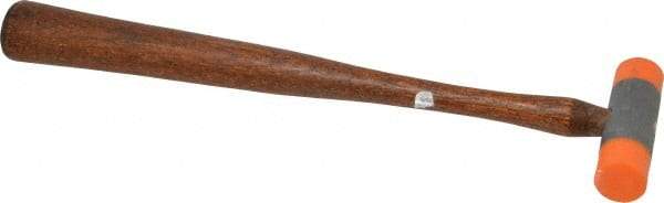 Made in USA - 1/4 Lb Head Plastic Faced Mallet - Wood Handle - Industrial Tool & Supply