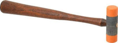 Made in USA - 5/16 Lb Head Plastic Faced Mallet - Wood Handle - Industrial Tool & Supply