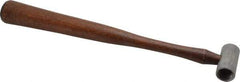 Made in USA - 1/4 Lb Head 3/4" Face Plastic Split Head Hammer without Faces - Wood Handle - Industrial Tool & Supply