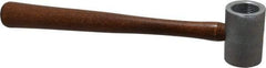 Made in USA - 1 Lb Head 1-1/2" Face Plastic Split Head Hammer without Faces - Wood Handle - Industrial Tool & Supply
