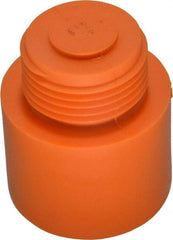 Made in USA - 1-1/2" Face Diam, Hammer Tip/Face - Pyralin - Industrial Tool & Supply