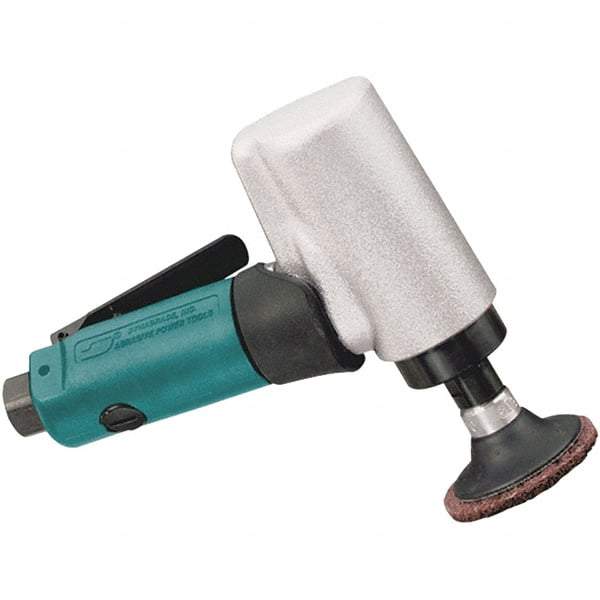 Dynabrade - 2" Max Disc, 15,000 RPM, Pneumatic Handheld Disc Sander - 26 CFM, 1/4 NPT Inlet, 0.5 hp, 90 psi - Industrial Tool & Supply