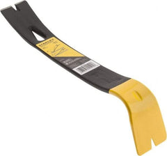 Stanley - 12-3/4" OAL Pry Bar - 1-3/4" Wide - Industrial Tool & Supply