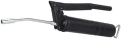 PRO-LUBE - 6,000 Max psi, Rigid Lever Grease Gun - 14 oz (Cartridge) Capacity, 1/8 Thread Outlet, 28 Strokes per oz, Bulk, Cartridge & Suction Fill, Includes 4 Jaw Coupler with Ball Check - Industrial Tool & Supply
