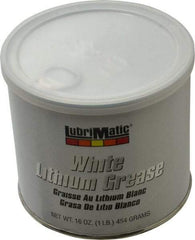 LubriMatic - 16 oz Can Lithium General Purpose Grease - White, 290°F Max Temp, NLGIG 2, - Industrial Tool & Supply