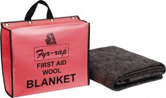 Steiner - Wool Fire Blanket - 7 Ft. Long x 62 Inch Wide, Comes in Tote Bag - Industrial Tool & Supply