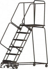 Ballymore - Rolling & Wall Mounted Ladders & Platforms Type: Rolling Warehouse Ladder Style: Rolling Safety Ladder - Industrial Tool & Supply