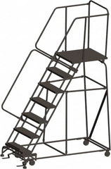 Ballymore - Rolling & Wall Mounted Ladders & Platforms Type: Rolling Warehouse Ladder Style: Rolling Safety Ladder - Industrial Tool & Supply