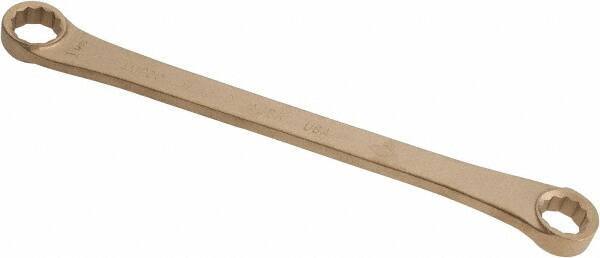 Ampco - 15/16" x 1-1/16" 12 Point Offset Box Wrench - Double End, 15-1/8" OAL, Aluminum Bronze - Industrial Tool & Supply