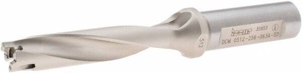 Iscar - 0.512 to 0.528" Diam, 5xD, 2.56" Max Depth, 5/8" Shank Diam, 5.13" OAL, Replaceable Tip Drill - IDI-SG, IDI-SK Insert, DCM Toolholder, Series ChamDrill - Industrial Tool & Supply