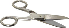 Wiss - 1-7/8" LOC, 5-1/4" OAL Standard Scissors - Serrated, For Electrical - Industrial Tool & Supply