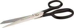 Wiss - 3-3/4" LOC, 8-1/8" OAL Inlaid Shears - Straight Handle, For General Purpose Use - Industrial Tool & Supply