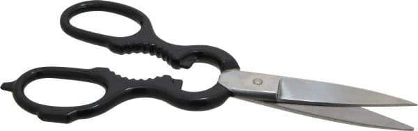 Wiss - 2-5/8" LOC, 8" OAL Standard Shears - Metal Straight Handle, For Kitchen Use - Industrial Tool & Supply