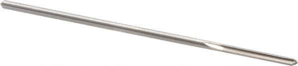 Alvord Polk - 3/32" High Speed Steel 4 Flute Chucking Reamer - Straight Flute, 0.088" Straight Shank, 3/4" Flute Length, 3" OAL - Industrial Tool & Supply