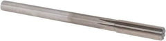 Alvord Polk - 5/8" High Speed Steel 8 Flute Chucking Reamer - Straight Flute, 9/16" Straight Shank, 2-1/4" Flute Length, 9" OAL - Industrial Tool & Supply
