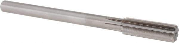 Alvord Polk - 13/16" High Speed Steel 8 Flute Chucking Reamer - Straight Flute, 5/8" Straight Shank, 2-1/2" Flute Length, 9-1/2" OAL - Industrial Tool & Supply