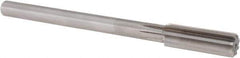 Alvord Polk - 13/16" High Speed Steel 8 Flute Chucking Reamer - Straight Flute, 5/8" Straight Shank, 2-1/2" Flute Length, 9-1/2" OAL - Industrial Tool & Supply
