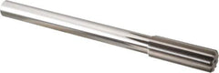 Alvord Polk - 57/64" High Speed Steel 10 Flute Chucking Reamer - Straight Flute, 3/4" Straight Shank, 2-5/8" Flute Length, 10" OAL - Industrial Tool & Supply