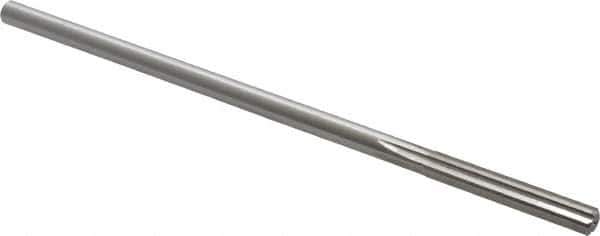 Alvord Polk - #6 High Speed Steel 6 Flute Chucking Reamer - Straight Flute, 0.1945" Straight Shank, 1-1/4" Flute Length, 5" OAL - Industrial Tool & Supply