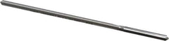 Alvord Polk - #29 High Speed Steel 4 Flute Chucking Reamer - Straight Flute, 0.1275" Straight Shank, 1" Flute Length, 4" OAL - Industrial Tool & Supply