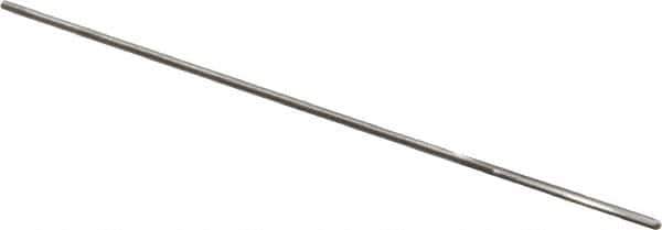 Alvord Polk - #59 High Speed Steel 4 Flute Chucking Reamer - Straight Flute, 0.039" Straight Shank, 1/2" Flute Length, 2-1/2" OAL - Industrial Tool & Supply