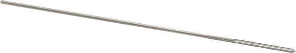 Alvord Polk - #61 High Speed Steel 4 Flute Chucking Reamer - Straight Flute, 0.035" Straight Shank, 1/2" Flute Length, 2-1/2" OAL - Industrial Tool & Supply