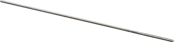 Alvord Polk - #63 High Speed Steel 4 Flute Chucking Reamer - Straight Flute, 0.035" Straight Shank, 1/2" Flute Length, 2-1/2" OAL - Industrial Tool & Supply
