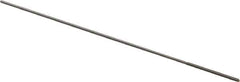 Alvord Polk - #64 High Speed Steel 4 Flute Chucking Reamer - Straight Flute, 0.032" Straight Shank, 1/2" Flute Length, 2-1/2" OAL - Industrial Tool & Supply
