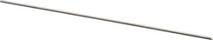 Alvord Polk - #68 High Speed Steel 4 Flute Chucking Reamer - Straight Flute, 0.029" Straight Shank, 1/2" Flute Length, 2-1/2" OAL - Industrial Tool & Supply