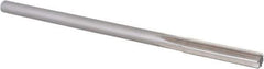 Alvord Polk - Letter N High Speed Steel 6 Flute Chucking Reamer - Straight Flute, 0.2792" Straight Shank, 1-1/2" Flute Length, 6" OAL - Industrial Tool & Supply