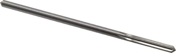 Alvord Polk - 0.1855" High Speed Steel 6 Flute Chucking Reamer - Straight Flute, 0.1805" Straight Shank, 1-1/8" Flute Length, 4-1/2" OAL - Industrial Tool & Supply