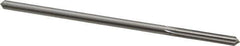 Alvord Polk - 3/16" High Speed Steel 6 Flute Chucking Reamer - Straight Flute, 0.1805" Straight Shank, 1-1/8" Flute Length, 4-1/2" OAL - Industrial Tool & Supply