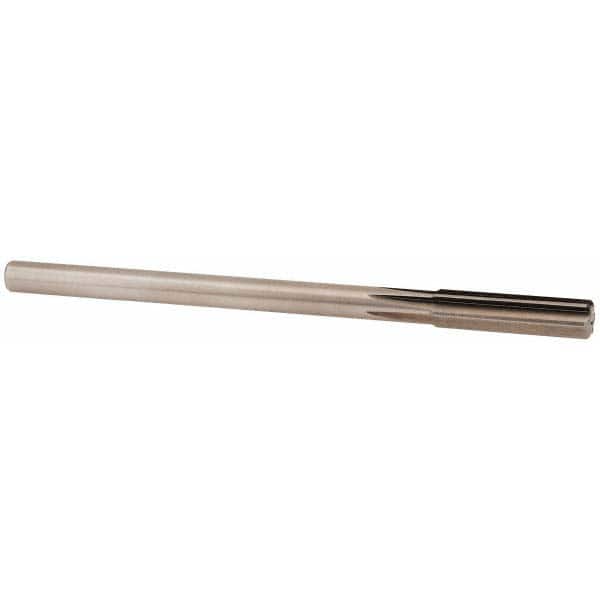 Alvord Polk - 0.498" High Speed Steel 6 Flute Dowel Pin Chucking Reamer - Industrial Tool & Supply