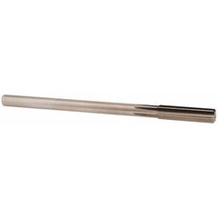 Alvord Polk - 0.498" High Speed Steel 6 Flute Dowel Pin Chucking Reamer - Industrial Tool & Supply