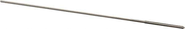 Alvord Polk - 1mm High Speed Steel 4 Flute Chucking Reamer - Straight Flute, 0.035" Straight Shank, 1/2" Flute Length, 2-1/2" OAL - Industrial Tool & Supply