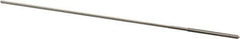 Alvord Polk - 1mm High Speed Steel 4 Flute Chucking Reamer - Straight Flute, 0.035" Straight Shank, 1/2" Flute Length, 2-1/2" OAL - Industrial Tool & Supply