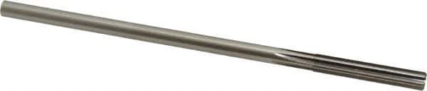 Alvord Polk - 6.5mm High Speed Steel 6 Flute Chucking Reamer - Straight Flute, 0.2405" Straight Shank, 1-1/2" Flute Length, 6" OAL - Industrial Tool & Supply