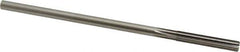 Alvord Polk - 6.5mm High Speed Steel 6 Flute Chucking Reamer - Straight Flute, 0.2405" Straight Shank, 1-1/2" Flute Length, 6" OAL - Industrial Tool & Supply