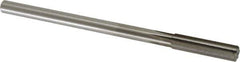 Alvord Polk - 12.5mm High Speed Steel 6 Flute Chucking Reamer - Straight Flute, 0.4355" Straight Shank, 2" Flute Length, 8" OAL - Industrial Tool & Supply