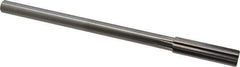 Alvord Polk - 14mm High Speed Steel 8 Flute Chucking Reamer - Straight Flute, 0.4355" Straight Shank, 2" Flute Length, 8" OAL - Industrial Tool & Supply