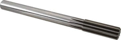 Alvord Polk - 25mm High Speed Steel 10 Flute Chucking Reamer - Straight Flute, 7/8" Straight Shank, 2-3/4" Flute Length, 10-1/2" OAL - Industrial Tool & Supply