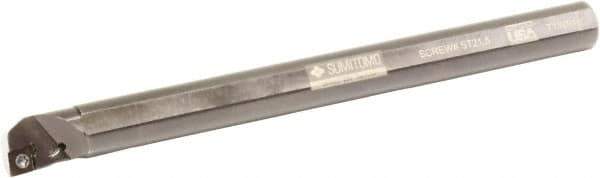 Sumitomo - 0.48" Min Bore Diam, 6" OAL, 3/8" Shank Diam, A-SCLP Indexable Boring Bar - CPMT 21.51 Insert, Screw Holding Method - Industrial Tool & Supply