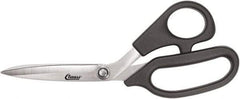 Clauss - 5" LOC, 8-1/2" OAL Stainless Steel Bent Shears - Plastic Offset Handle, For Paper, Fabric - Industrial Tool & Supply