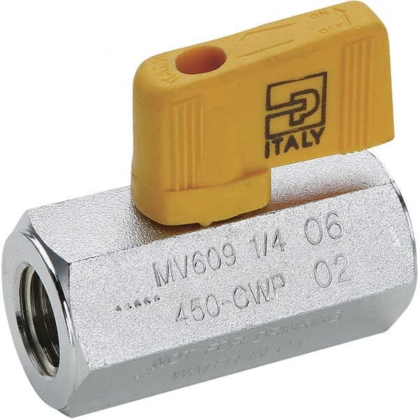 Parker - Ball Valves Type: Miniature Pipe Size (Inch): 1/4 - Industrial Tool & Supply