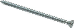 Value Collection - #8 Flat Head Phillips Sheet Metal Screw - Steel, 3" OAL, Grade 2 - Industrial Tool & Supply