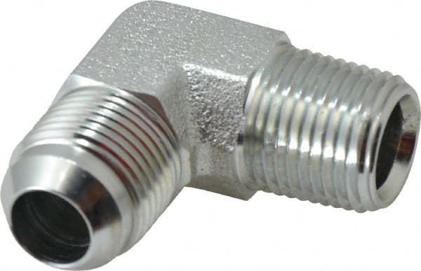 Eaton - 5/8" Tube OD x 1/2" NPT 37° Steel Flared Tube Male Elbow - Industrial Tool & Supply