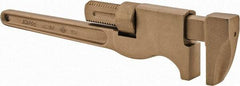 Ampco - 21" Aluminum Bronze Alloy Monkey Wrench - 4-1/8" Pipe Capacity - Industrial Tool & Supply
