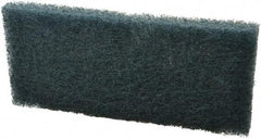 3M - 10" Long x 4-5/8" Wide x 1/2" Thick Scouring Pad - Medium-Duty, Blue - Industrial Tool & Supply